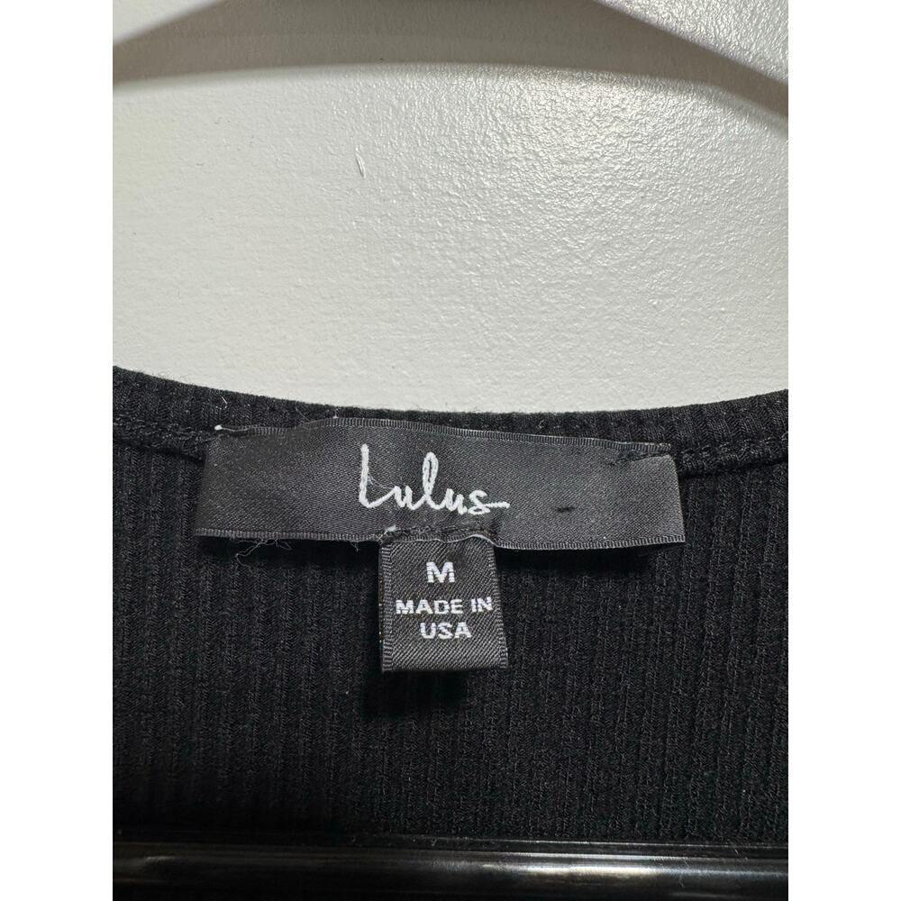 Lulus Go Beyond Basic Black Ribbed Snap Front Bod… - image 8